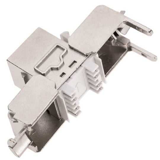 Keystone RJ45 fêmea TB110 Cat. 6a Pacote FTP com 6 unidades