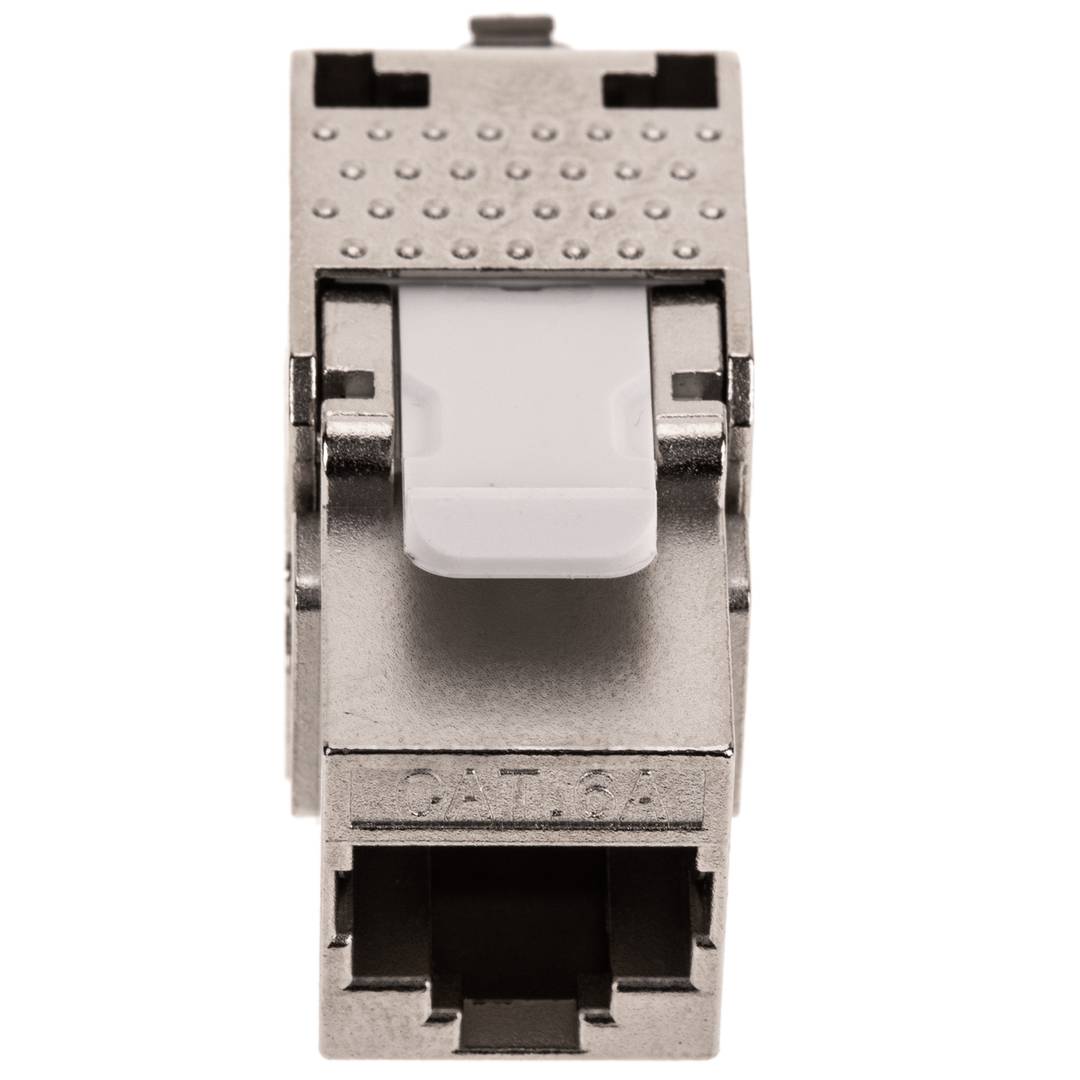 Keystone RJ45 fêmea TB110 Cat. 6a Pacote FTP com 6 unidades