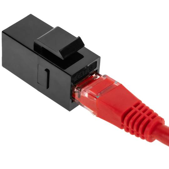 Coupleur Keystone RJ45 femelle vers femelle Cat.6 UTP pack de 6 unités