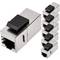 Acoblador Keystone RJ45 femella a femella Cat. 5e FTP pack de 6 unitats