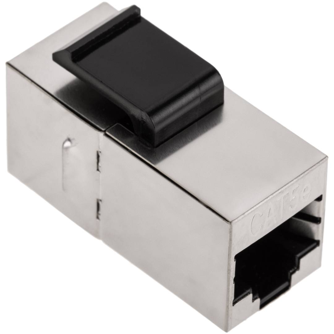 Acoblador Keystone RJ45 femella a femella Cat. 5e FTP pack de 6 unitats