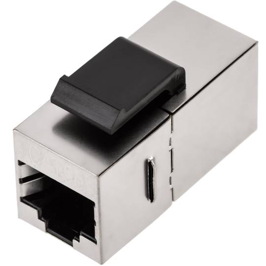 Keystone-koppeling RJ45 vrouwelijk naar vrouwelijk Cat.5e FTP-pakket van 6 eenheden