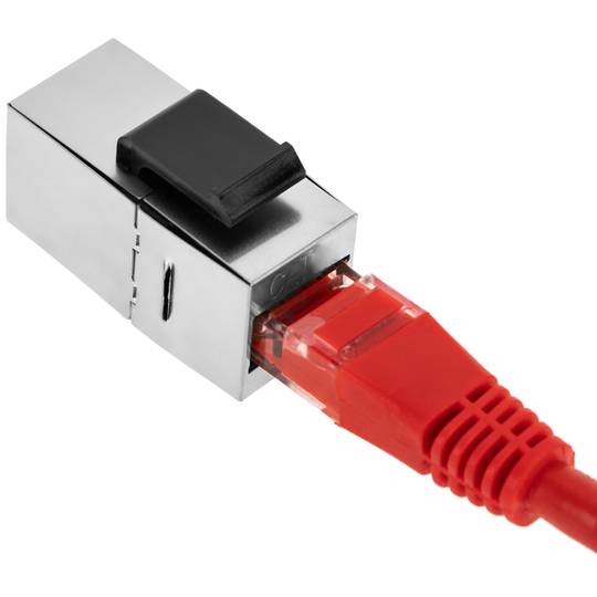 Acoblador Keystone RJ45 femella a femella Cat. 6 FTP pack de 6 unitats