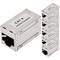Coupleur Keystone RJ45 femelle vers femelle Cat.6 FTP pack de 6 unités