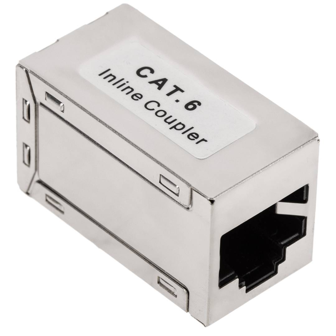 Adaptador RJ45 Hembra-Hembra FTP Cat6 Keystone