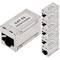 Acoplador Keystone RJ45 hembra a hembra Cat. 6a FTP pack de 6 unidades