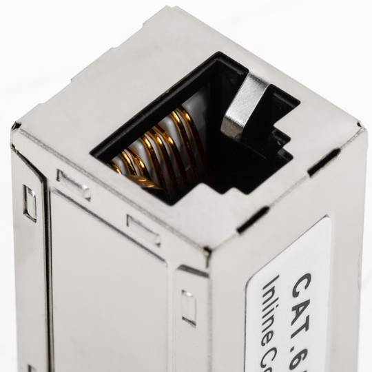 Acoplador Keystone RJ45 hembra a hembra Cat. 6a FTP pack de 6 unidades