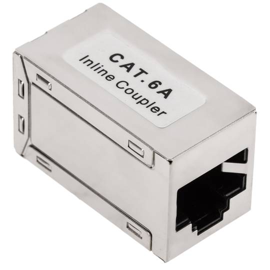 Acoplador Keystone RJ45 hembra a hembra Cat. 6a FTP pack de 6 unidades