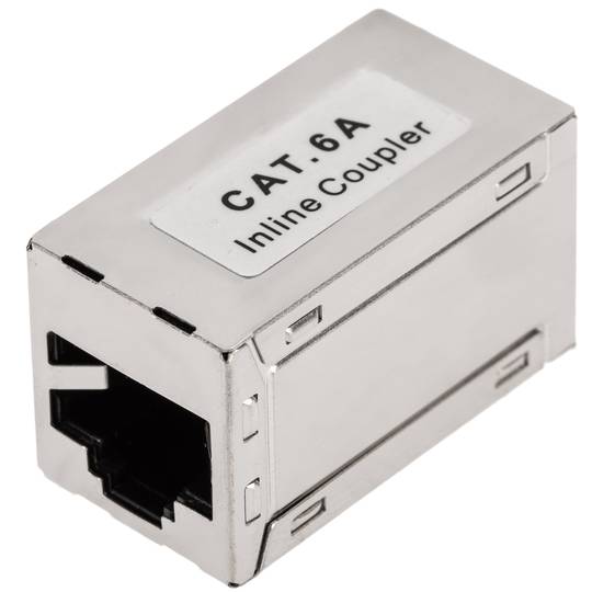 Acoplador Keystone RJ45 hembra a hembra Cat. 6a FTP pack de 6 unidades