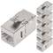 Acoblador Keystone RJ45 femella a femella Cat. 6 FTP pack de 6 unitats