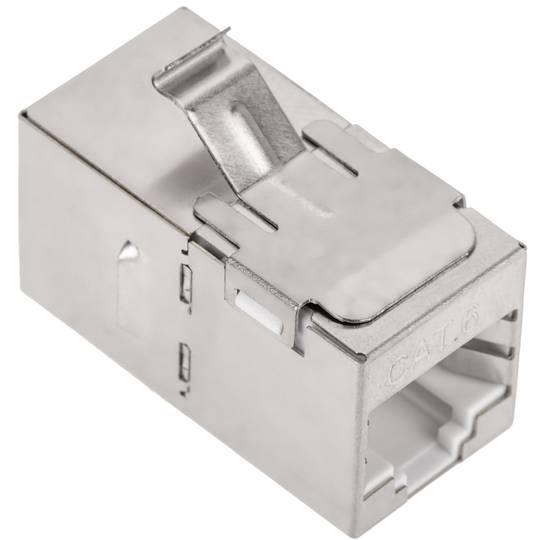 Acoblador Keystone RJ45 femella a femella Cat. 6 FTP pack de 6 unitats