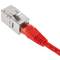 Keystone-koppeling RJ45 vrouwelijk naar vrouwelijk Cat.6a FTP-pakket van 6 eenheden