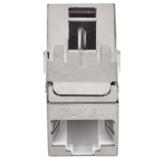 Keystone-koppeling RJ45 vrouwelijk naar vrouwelijk Cat.6a FTP-pakket van 6 eenheden