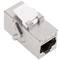 Złącze Keystone RJ45 żeńskie do żeńskiego kat. 6 FTP w opakowaniu po 6 sztuk