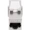 Złącze Keystone RJ45 żeńskie do żeńskiego kat. 6 FTP w opakowaniu po 6 sztuk