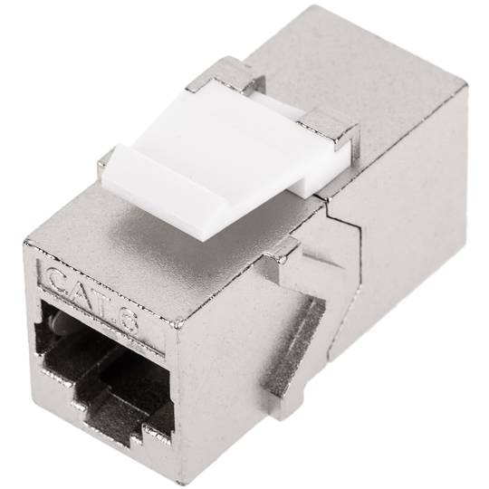 Coupleur Keystone RJ45 femelle vers femelle Cat.6 FTP pack de 6 unités