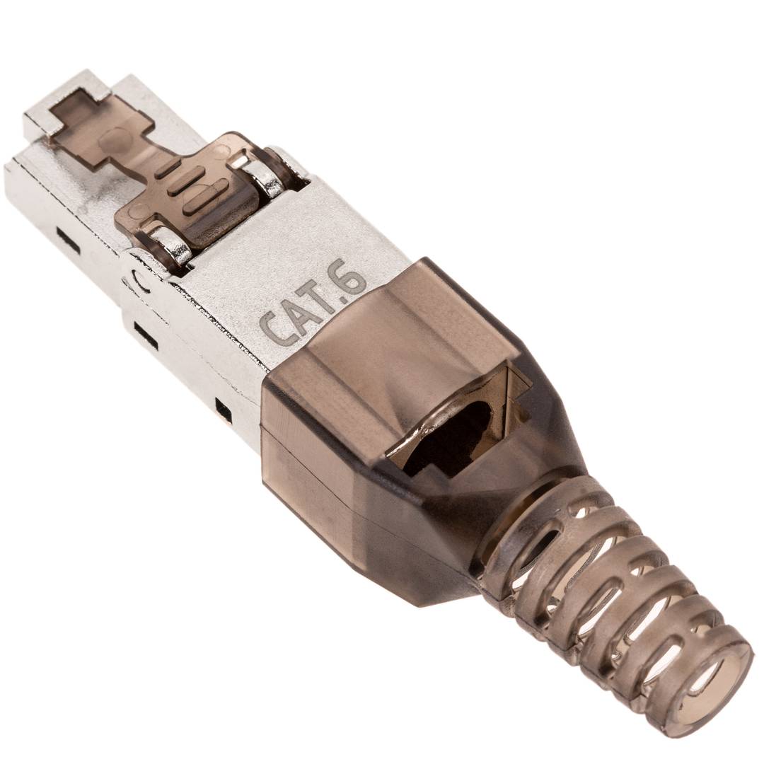 Conector RJ45 CAT6 Macho FC - 1 Unidade