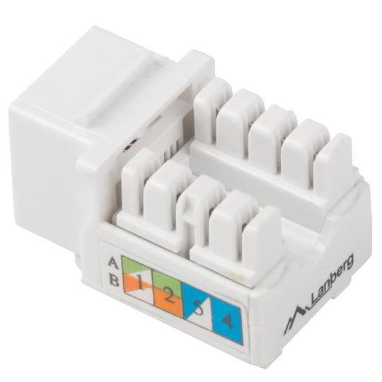 Lanberg Cat.5E UTP Female 90 Degree RJ45 Keystone
