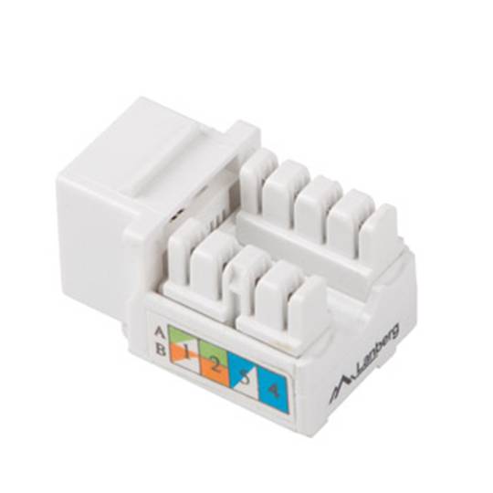Lanberg Cat.6 UTP femmina 90 gradi RJ45 Keystone