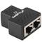 Conector RJ45 duplo em linha Lanberg ADS-RJ45-2RJ45-OS
