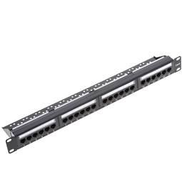 Patch panel 24 x RJ45 UTP cat.6 1Gb Ethernet