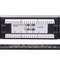 Panneau de brassage Patch panel 24 x RJ45 UTP cat.6 1Gb Ethernet