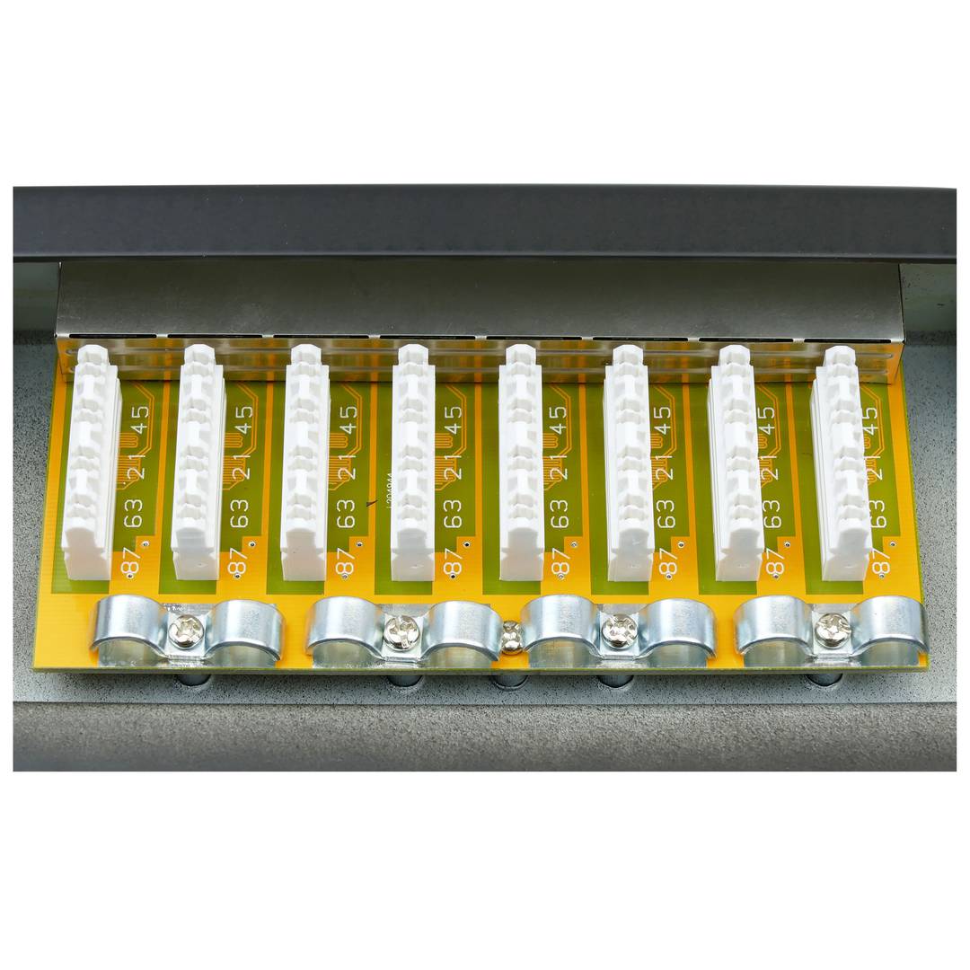 Patch panel rack 24 RJ45 Cat.6 FTP 1U nero