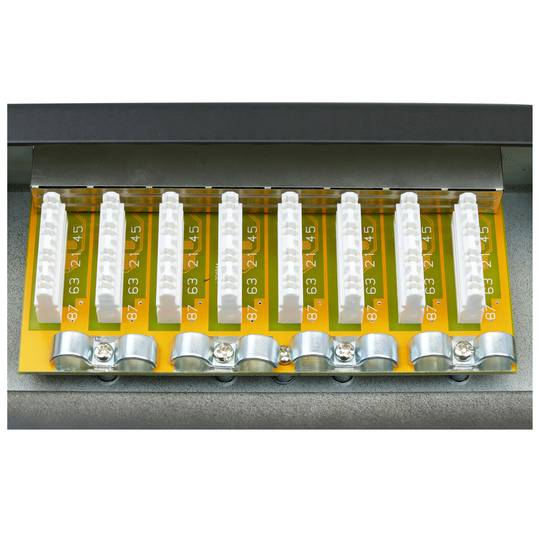 Patch panel rack 24 RJ45 Cat.6 FTP 1U nero