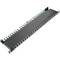 Patch panel rack 24 RJ45 Cat.6A FTP 0.5U noir avec peigne pour la gestion des câbles