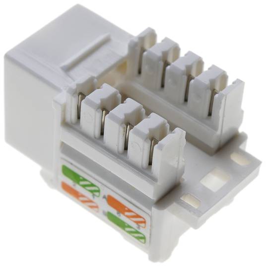 KeyStone RJ45 hembra a TB110 Cat.6 UTP