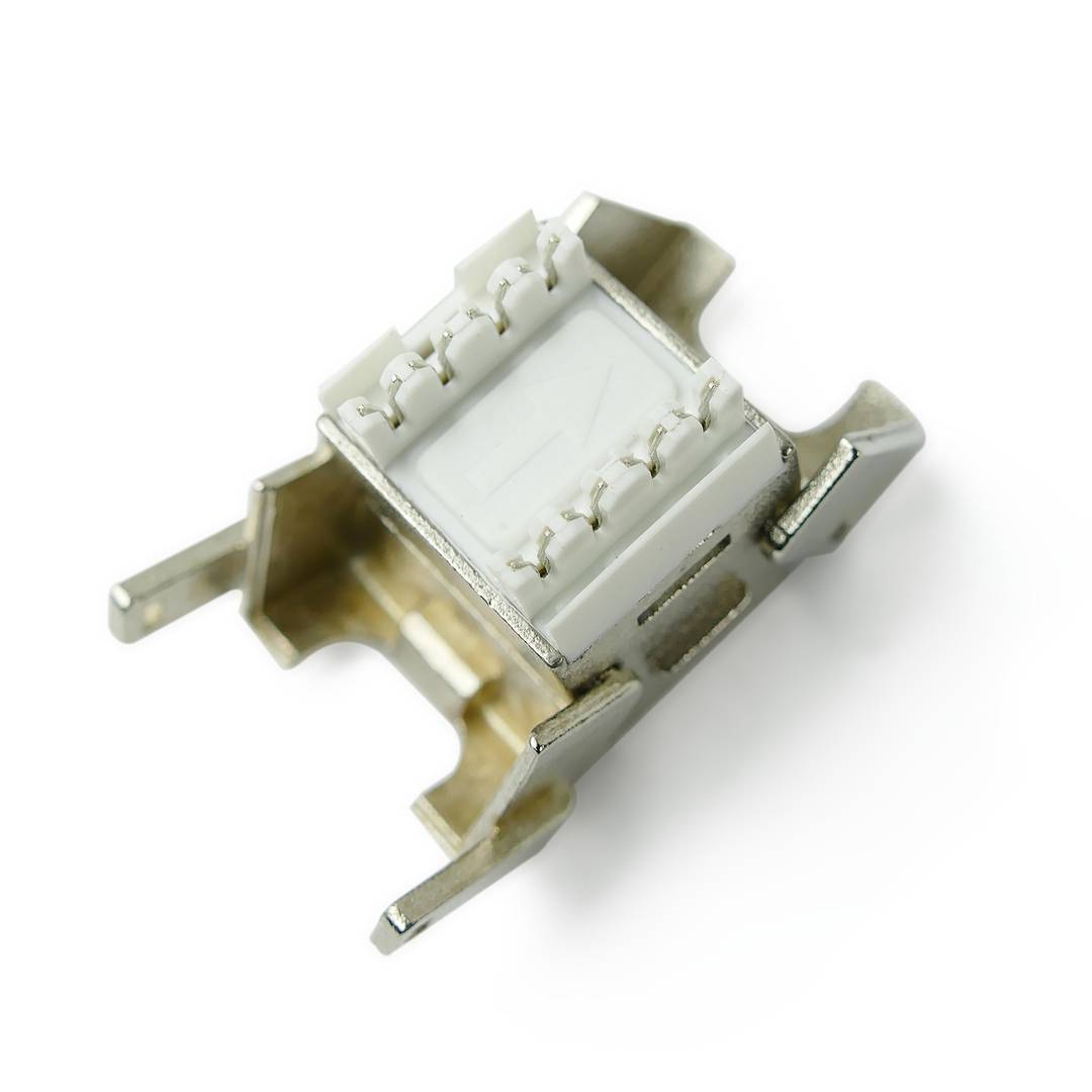 Keystone RJ45 żeńskie do TB110 kat. 6A STP z mocowaniem bez narzędzi