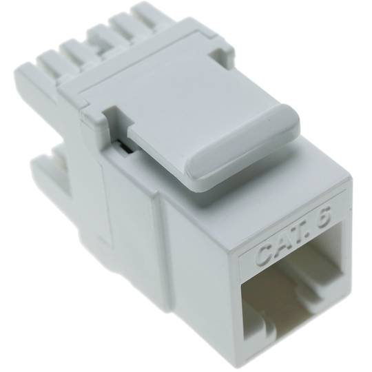Keystone RJ45 Fêmea para TB110 (UTP Cat6 White)