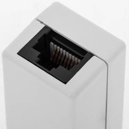 Cable coupler UTP category 6 RJ45 female to RJ45 female crossover