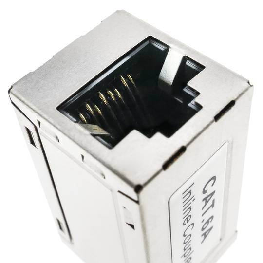 Accoppiatore di cavi Categoria FTP 6A femmina RJ45 alla femmina RJ45