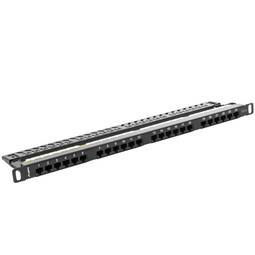 Patch panel 19" de 24 RJ45 Cat.6 UTP 0.5U Lanberg PPU6-0024-B
