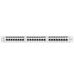 Patch panel 19" biały 24 RJ45 CAT.6 FTP 1U Lanberg PPS6-1024-S