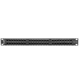 Patch panel 19" de 48 RJ45 CAT.5E UTP 1U Lanberg PPU5-1048-B