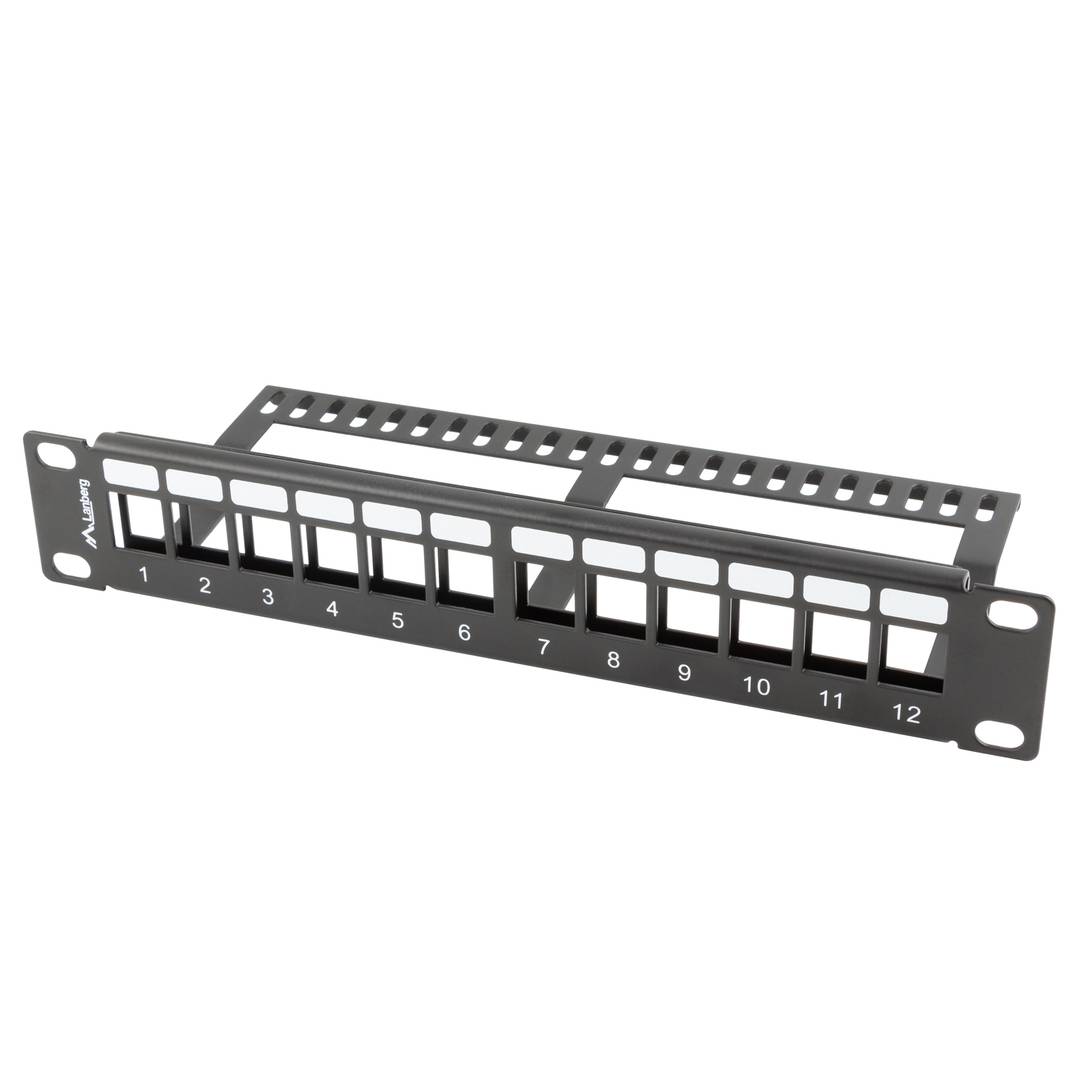Configureerbaar patchpaneel voor keystone 10