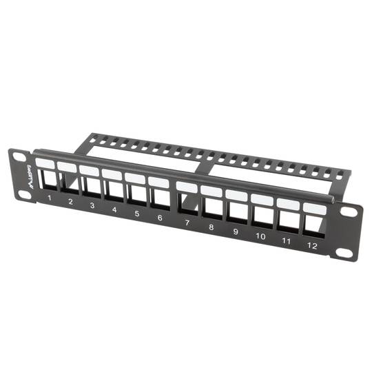 Configureerbaar patchpaneel voor keystone 10