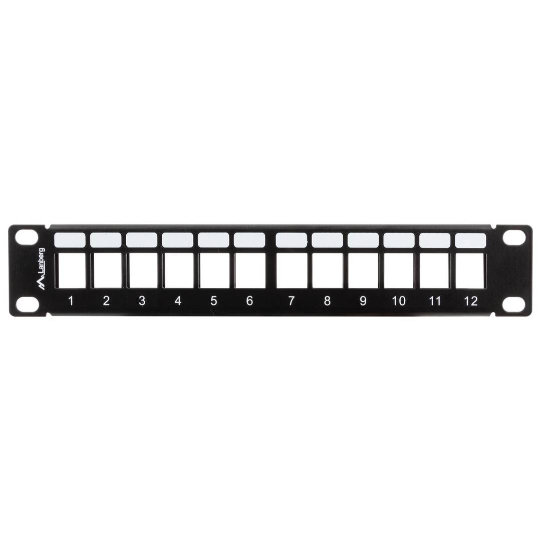 Configureerbaar patchpaneel voor keystone 10