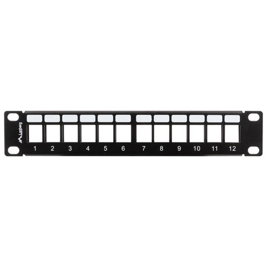 Configureerbaar patchpaneel voor keystone 10