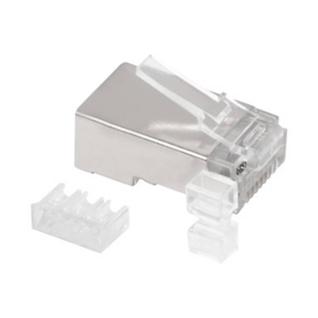 Opakowanie 100 szt. Złącze RJ45 kat.6 FTP 8P8C OD1.2 Lanberg PLS-6100