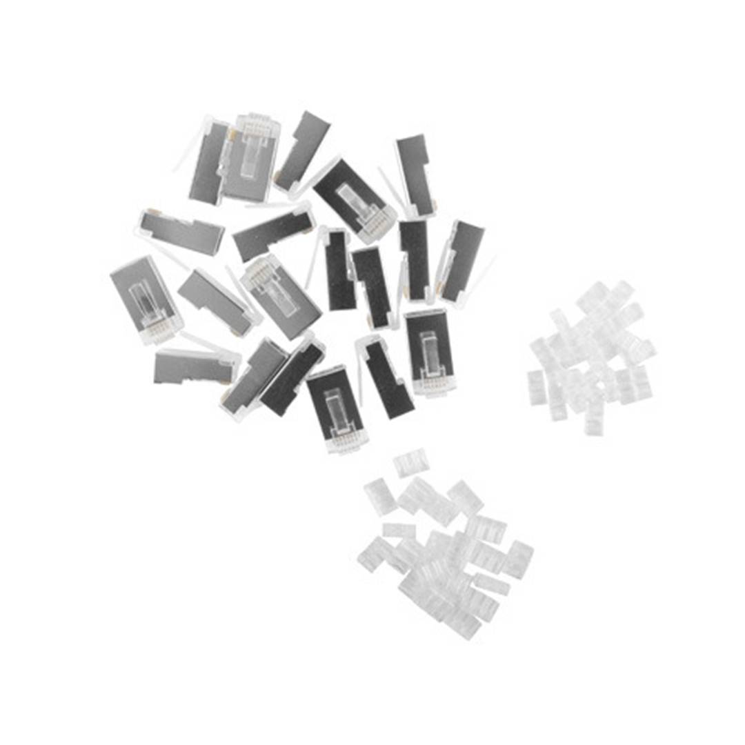 Opakowanie 100 szt. Złącze RJ45 kat.6 FTP 8P8C OD1.2 Lanberg PLS-6100