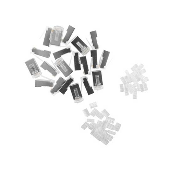 Opakowanie 100 szt. Złącze RJ45 kat.6 FTP 8P8C OD1.2 Lanberg PLS-6100