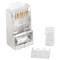 Lot de 20 connecteurs RJ45 cat.6 FTP de 8P8C OD1.2 de Lanberg PLS-6120