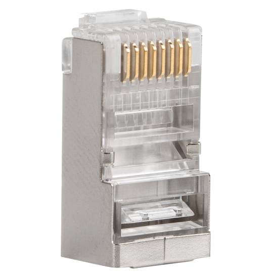 Pack of 20 units RJ45 8-pin cat.6 FTP 8-pin connector from Lanberg PLS-6020EZ