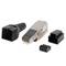 Lanberg RJ45 CAT.6 FTP 8P8C connector zonder gereedschap zilver PLS-6000TL