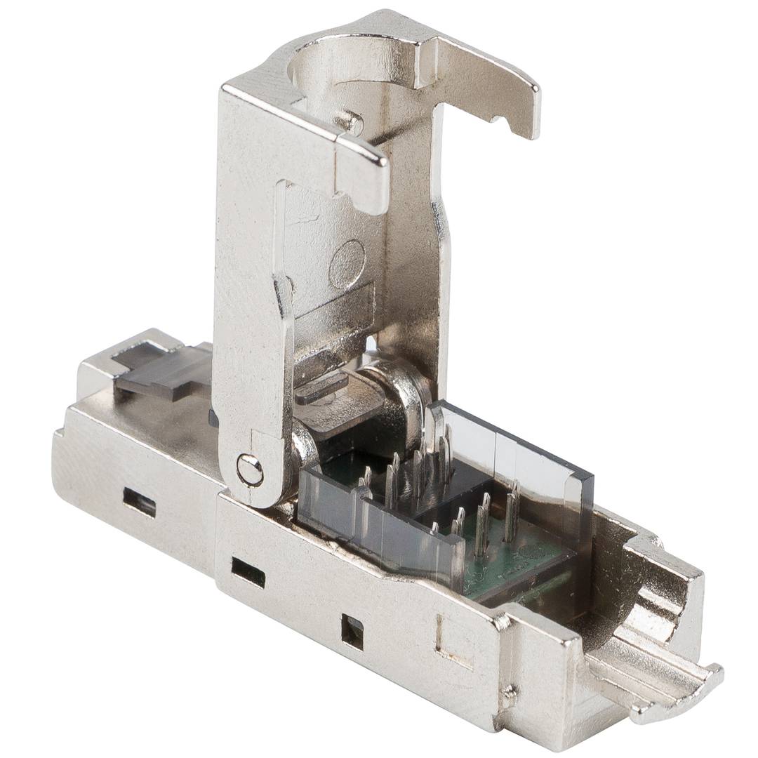 Lanberg RJ45 CAT.6 FTP 8P8C connector zonder gereedschap zilver PLS-6000TL