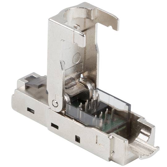 Lanberg RJ45 CAT.6 FTP 8P8C connector zonder gereedschap zilver PLS-6000TL
