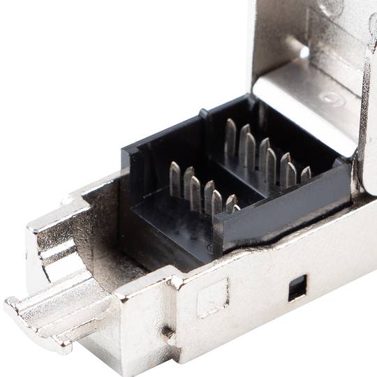 Lanberg PL2S6-6000TL 8P8C werkzeugloser Adapter für 2 RJ45 Cat 6 FTP-Anschlüsse